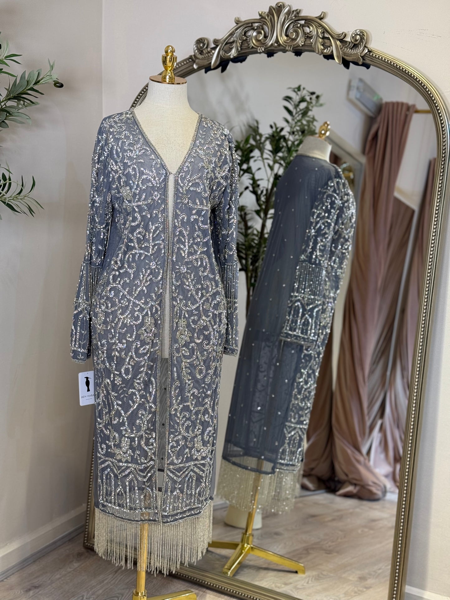 Midi Luxury Crystallised 1 Piece Abaya
