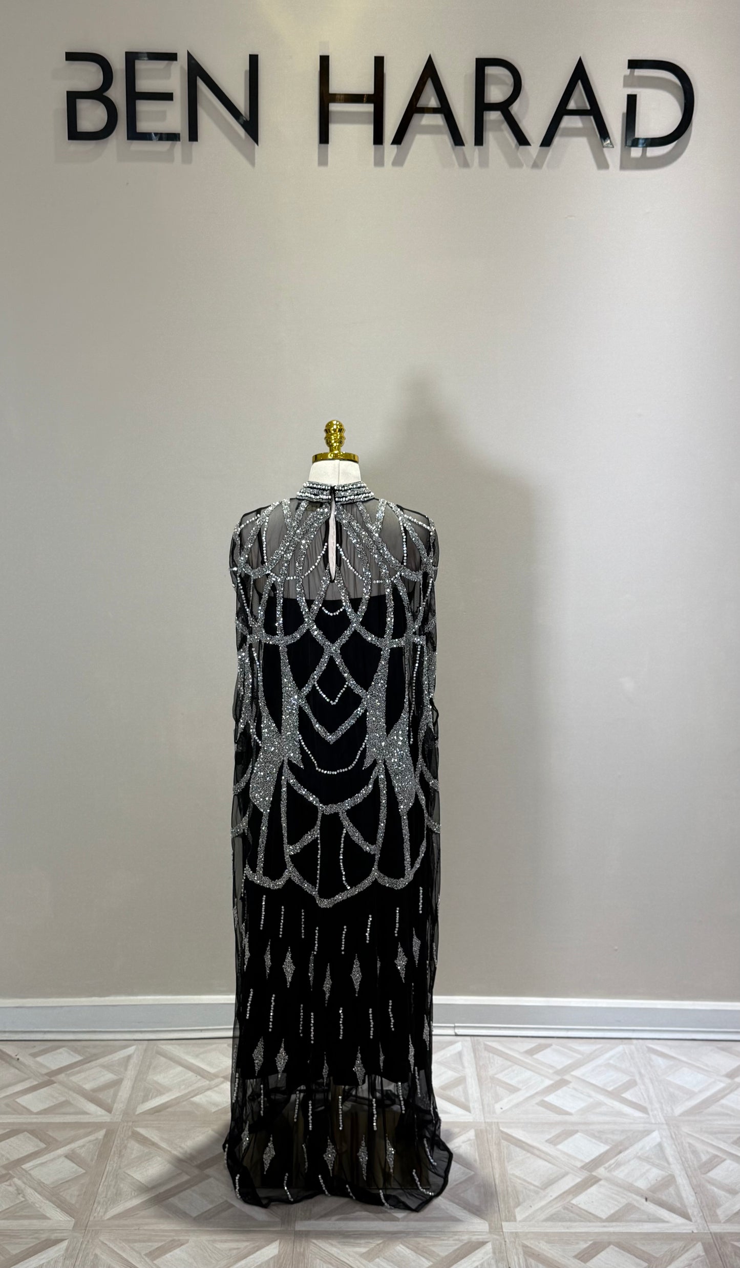 Rowan 2 Piece Fully Embellished Gown/Caftan