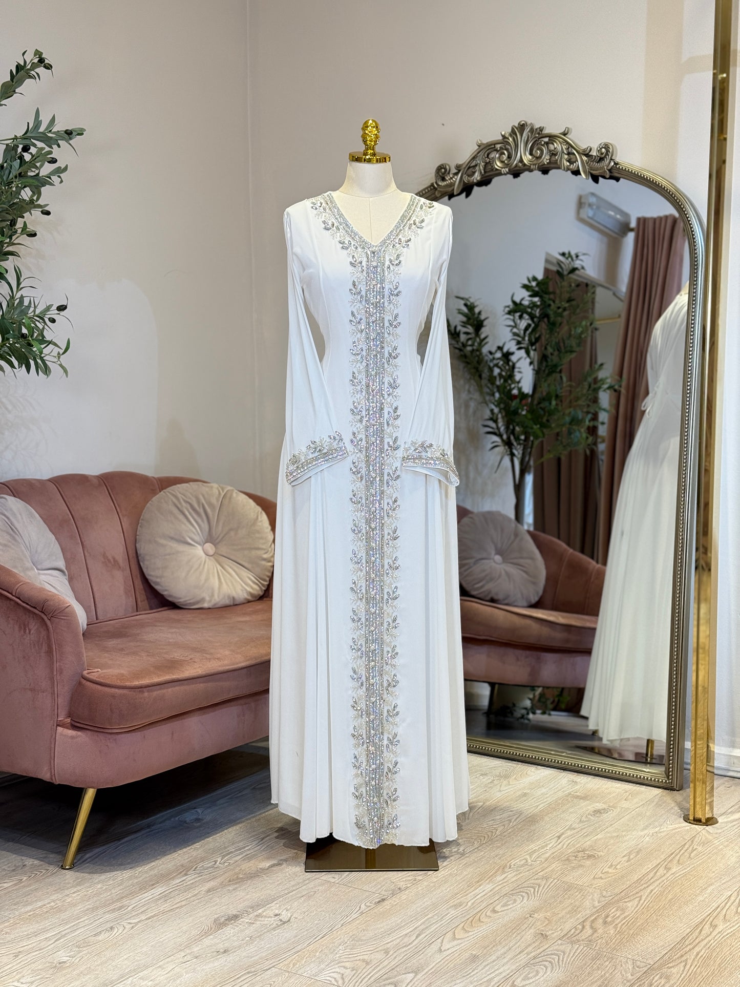 Haya Hand Embellished Luxury Caftan