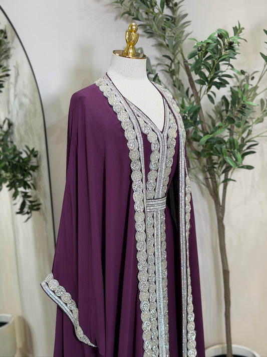 Hyam Hand Embellished Luxury Khaliji Caftan