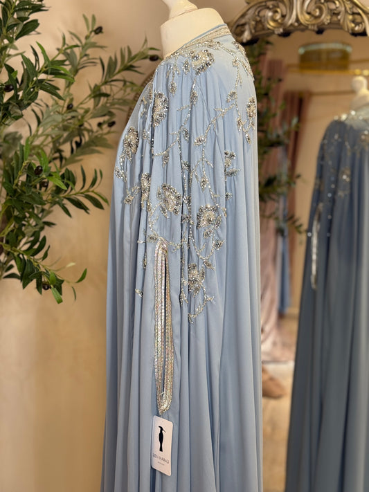 Alara Luxury Full Embalished Khaliji Caftan