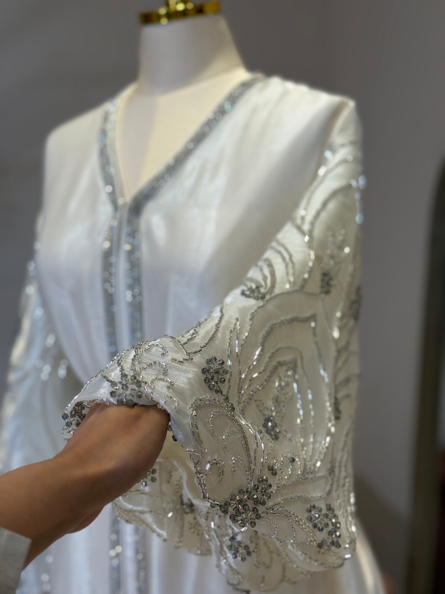 Nisreen Hand Embellished Luxury Caftan Gown