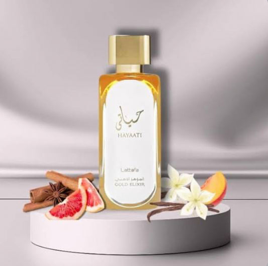 Hayaati Gold Elixir 100ml EDP by Lattafa For Her