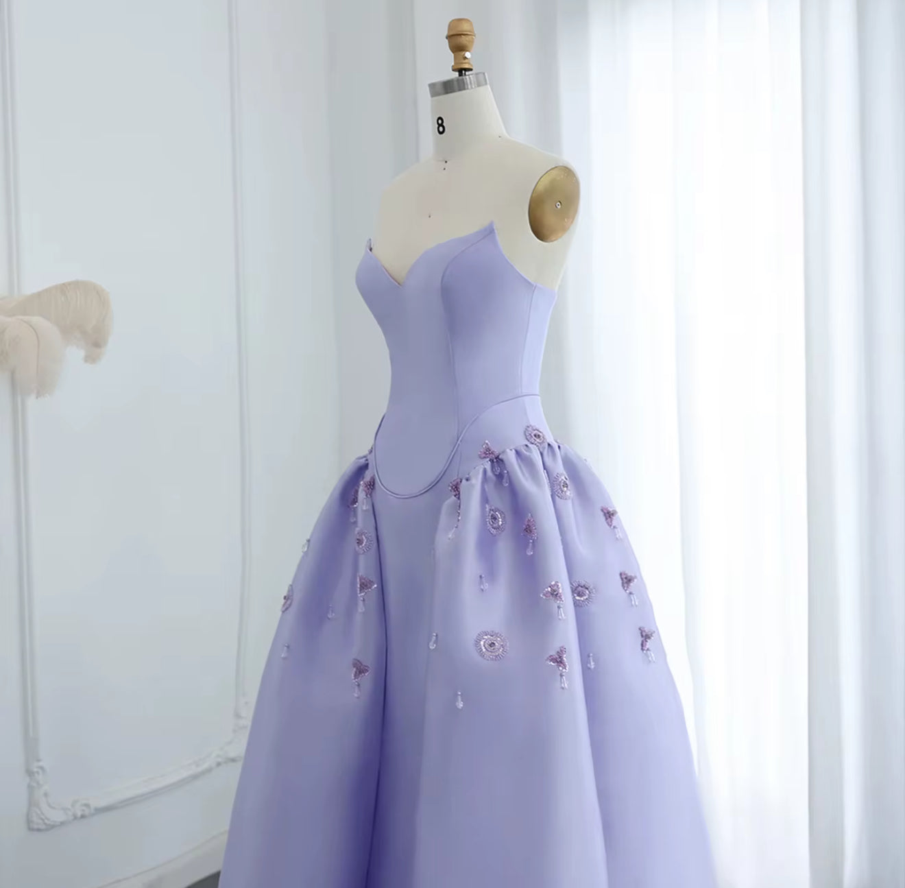 Aryam Satin Structure Corest Gown (Pre-Order)