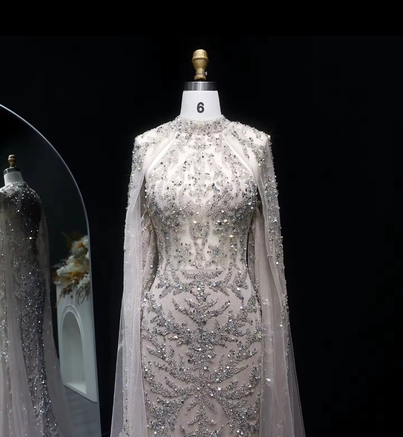 Taraf Hand Embroidered Gown (Pre-Order)