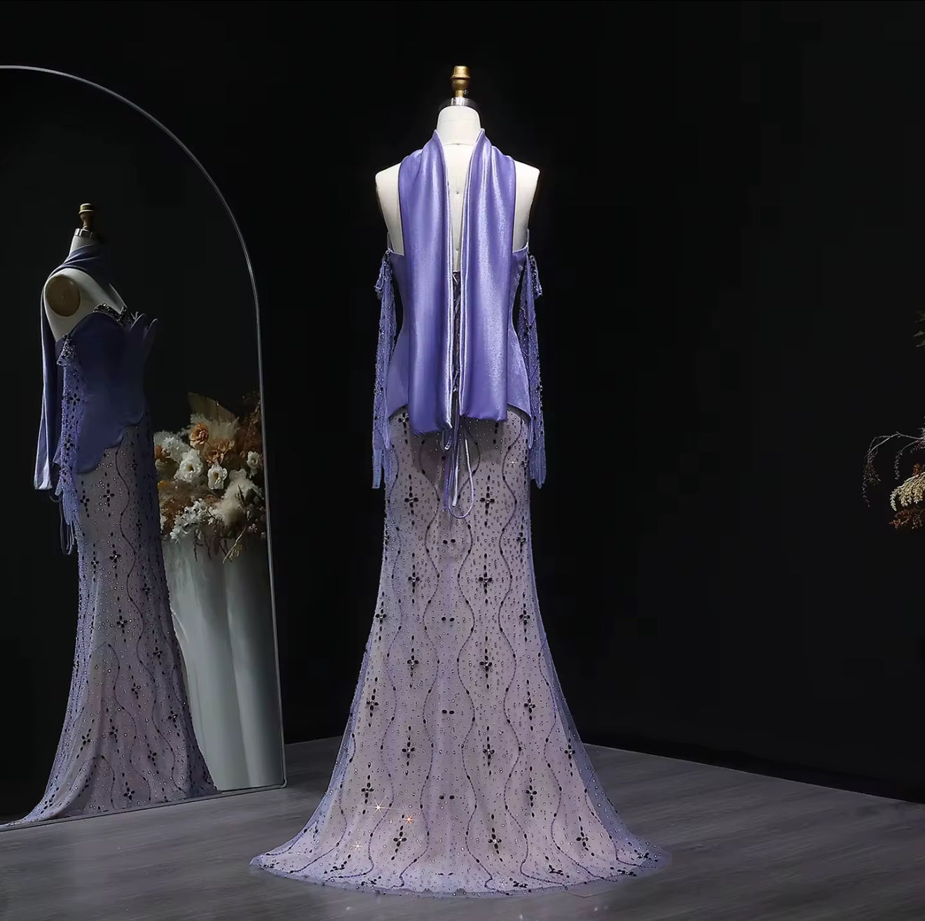 Doha Hand Embroidered Gown (Pre-Order)