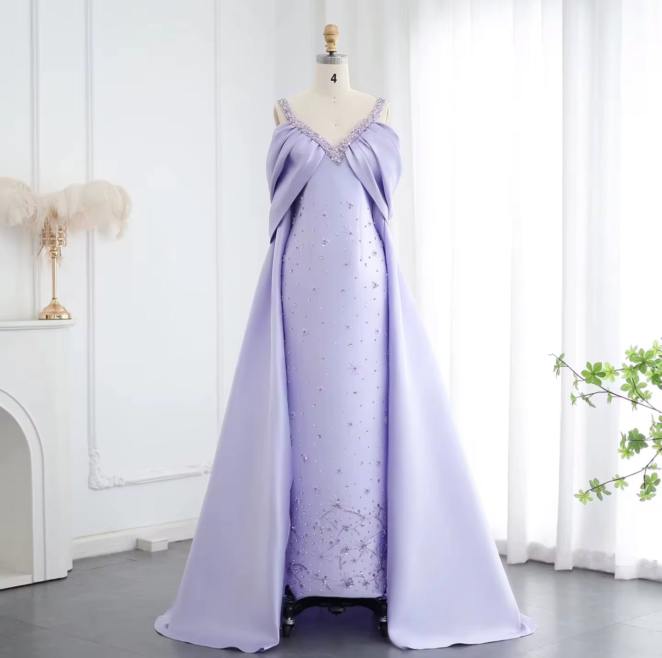 Duaa Modest Hand Embroidered Gown (Pre-Order)
