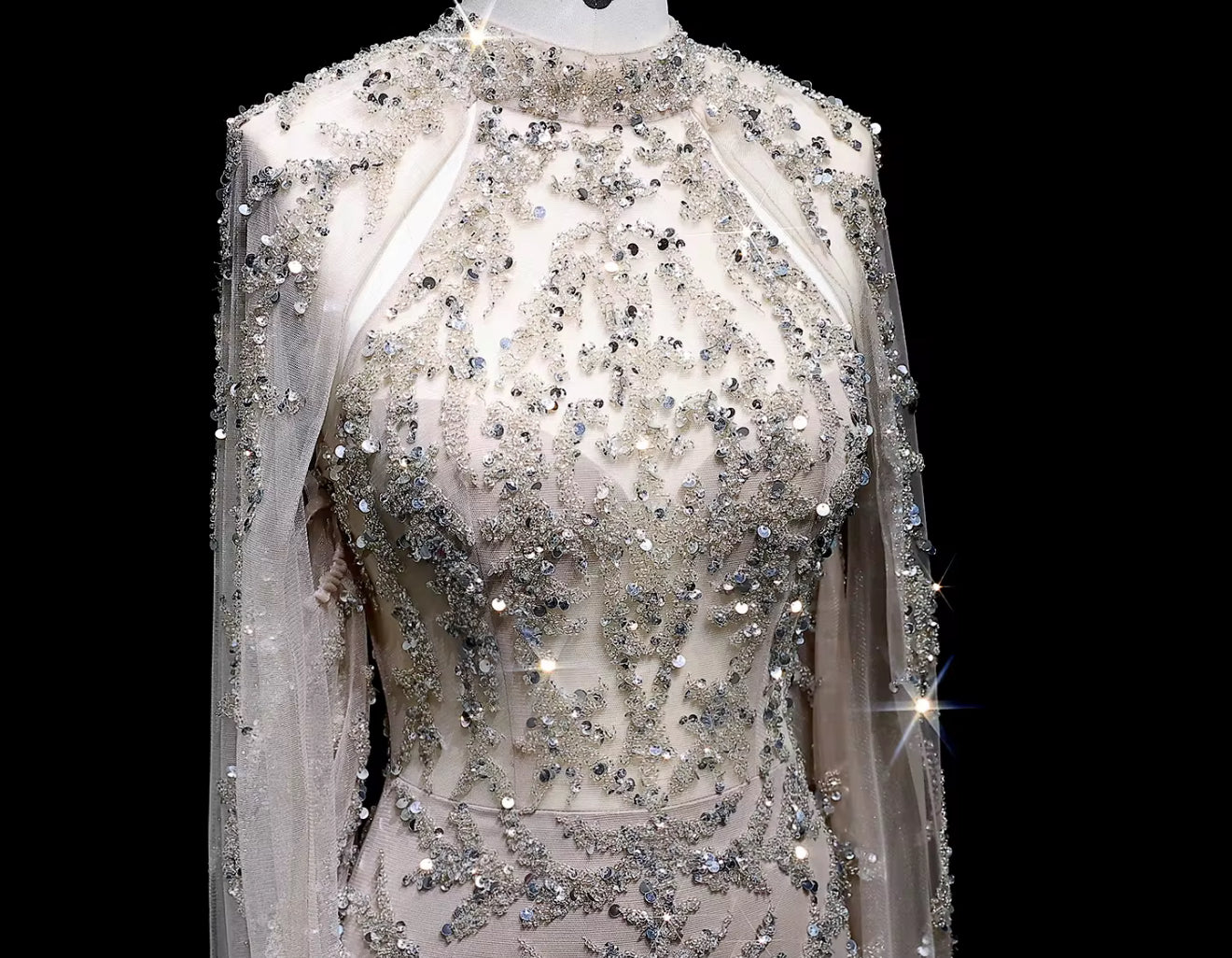 Taraf Hand Embroidered Gown (Pre-Order)