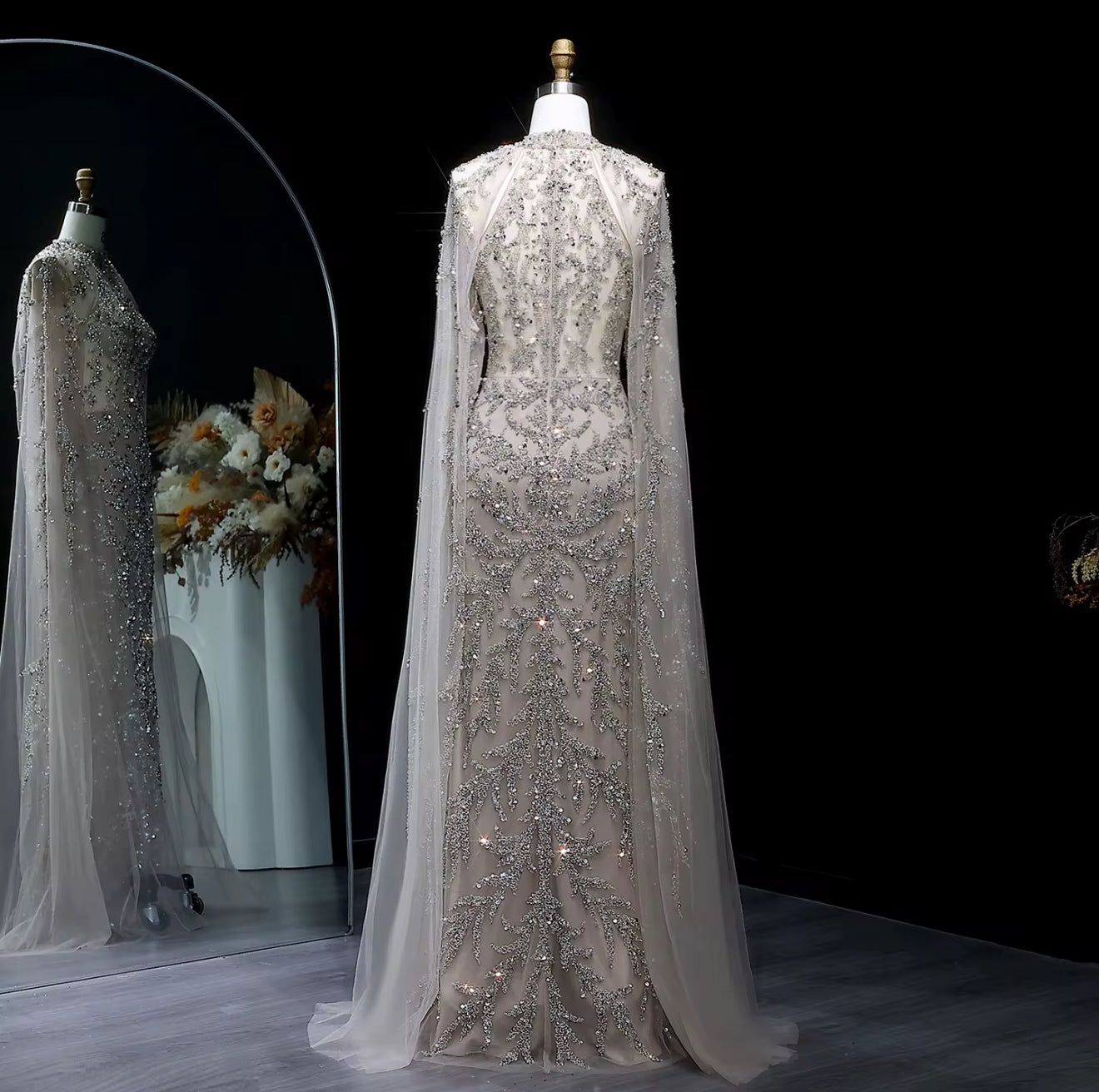Taraf Hand Embroidered Gown (Pre-Order)
