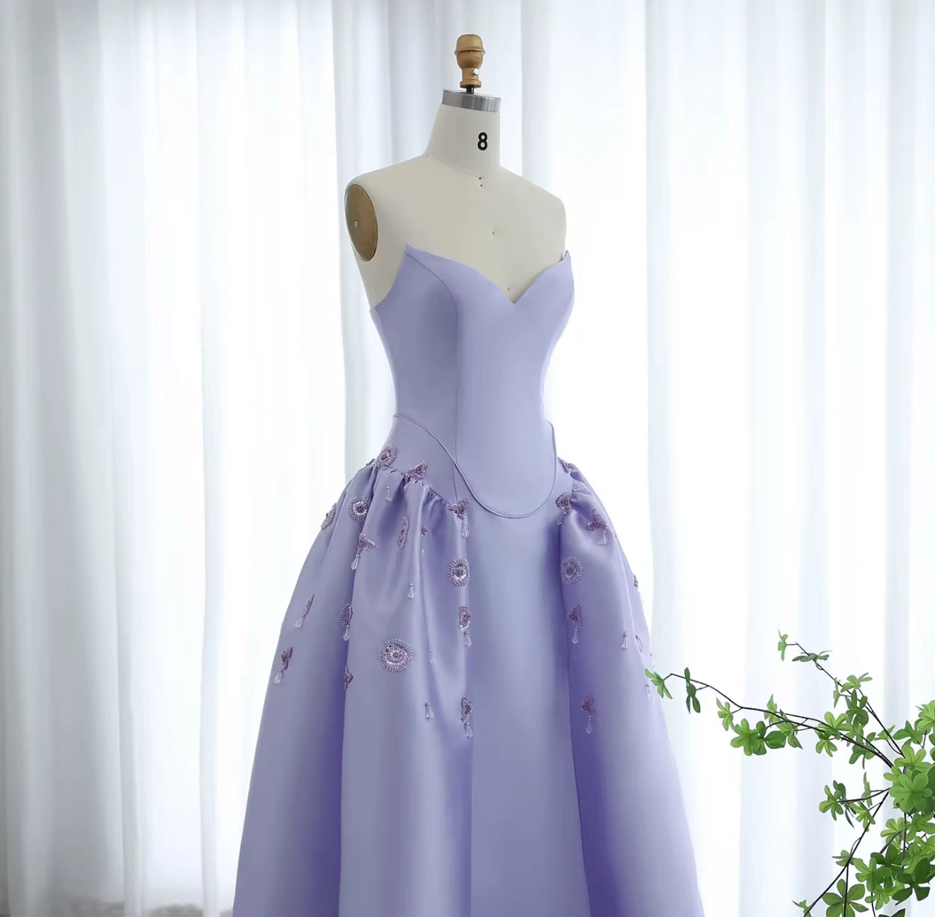 Aryam Satin Structure Corest Gown (Pre-Order)