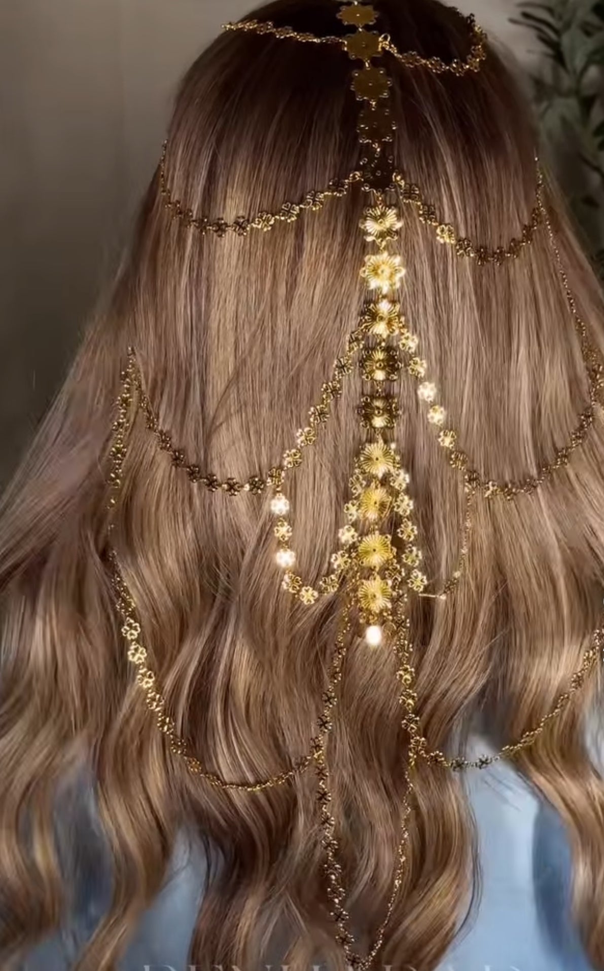 Maysa Gold Headpiece