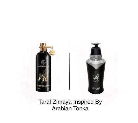 Zimaya Taraf Black 100ml EDP by Afnan Inspired By Arabian Tonka