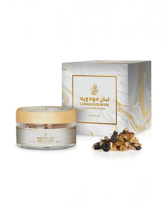Luban Oud Rose Bakhoor 60gms