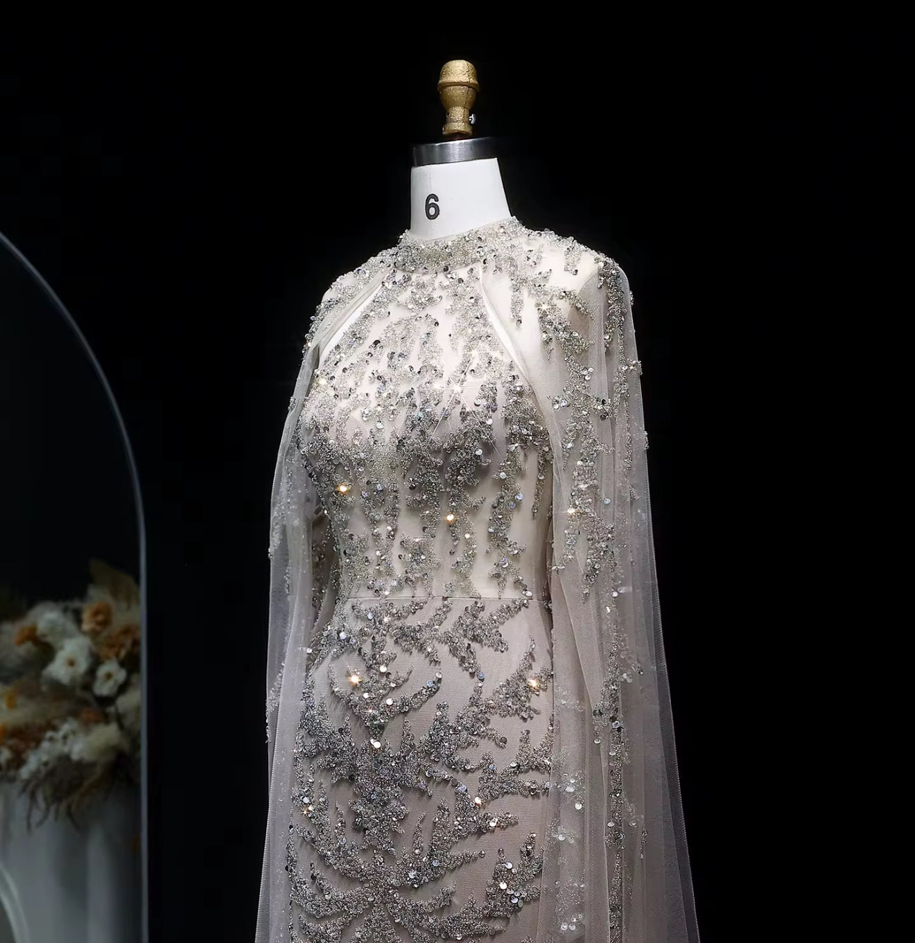 Taraf Hand Embroidered Gown (Pre-Order)