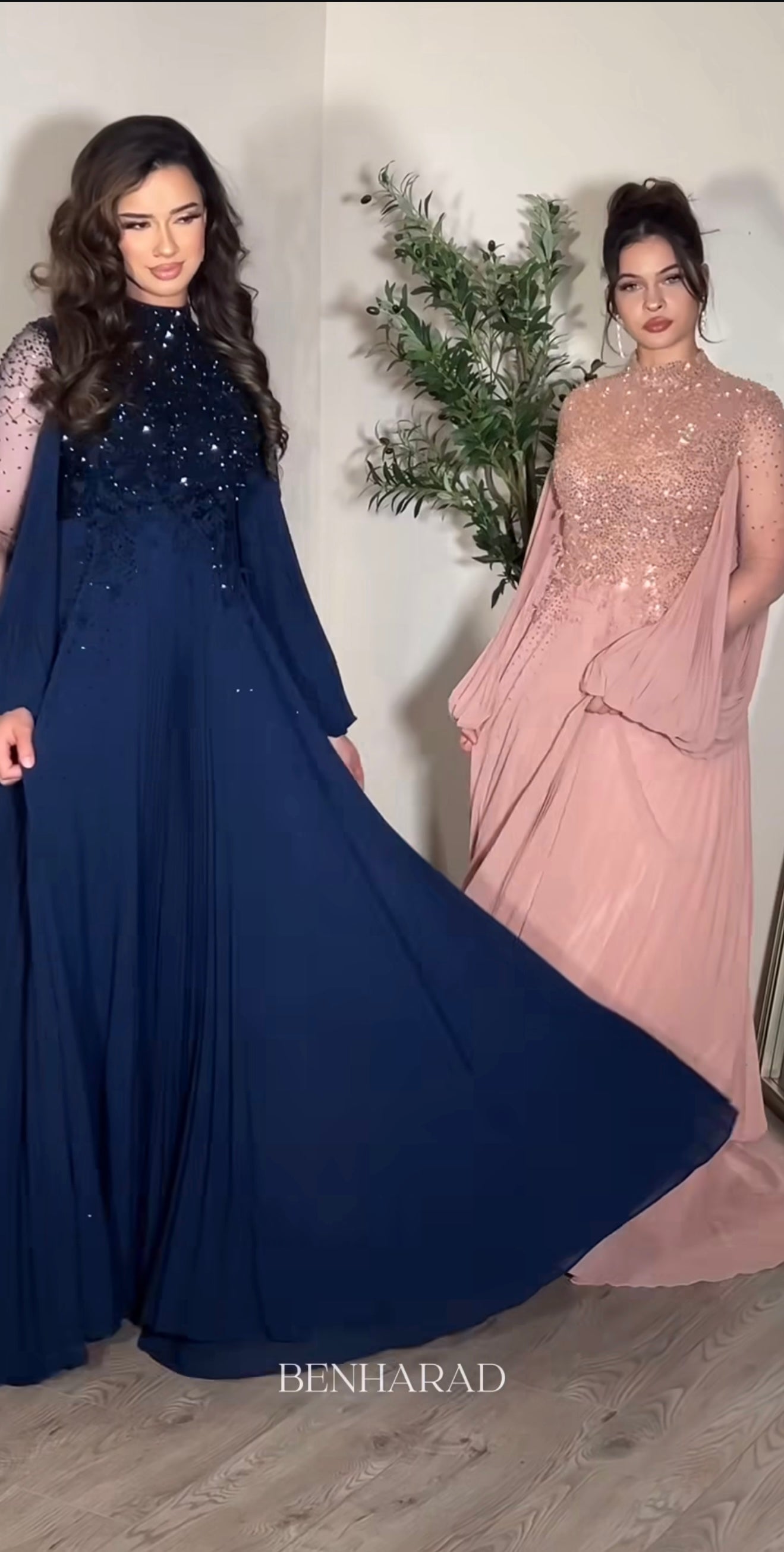 Cayra Hand Embellished Luxury Gown