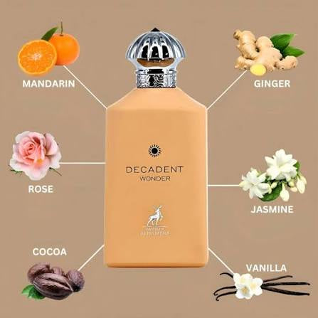DECADENT WONDER 100ML EDP BY MAISON ALHAMBRA For Her Similar To (Amouage Love Delight)