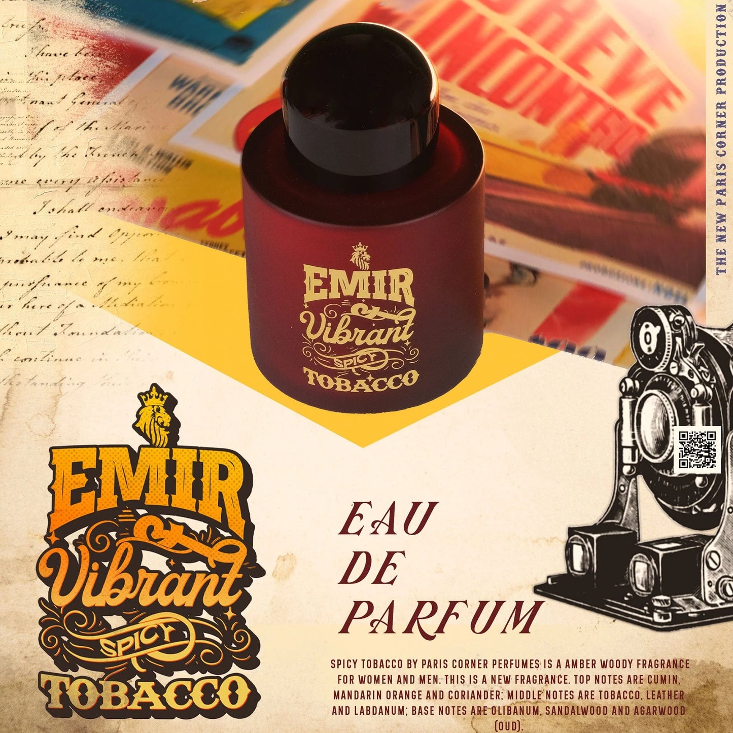 Emir Vibrant Spicy Tobacco EDP 100ml Unisex