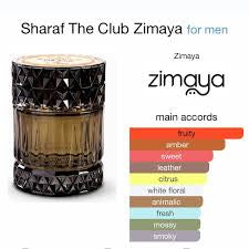 Sharaf The Club 100ml EDP Zimaya by Afnan For Him