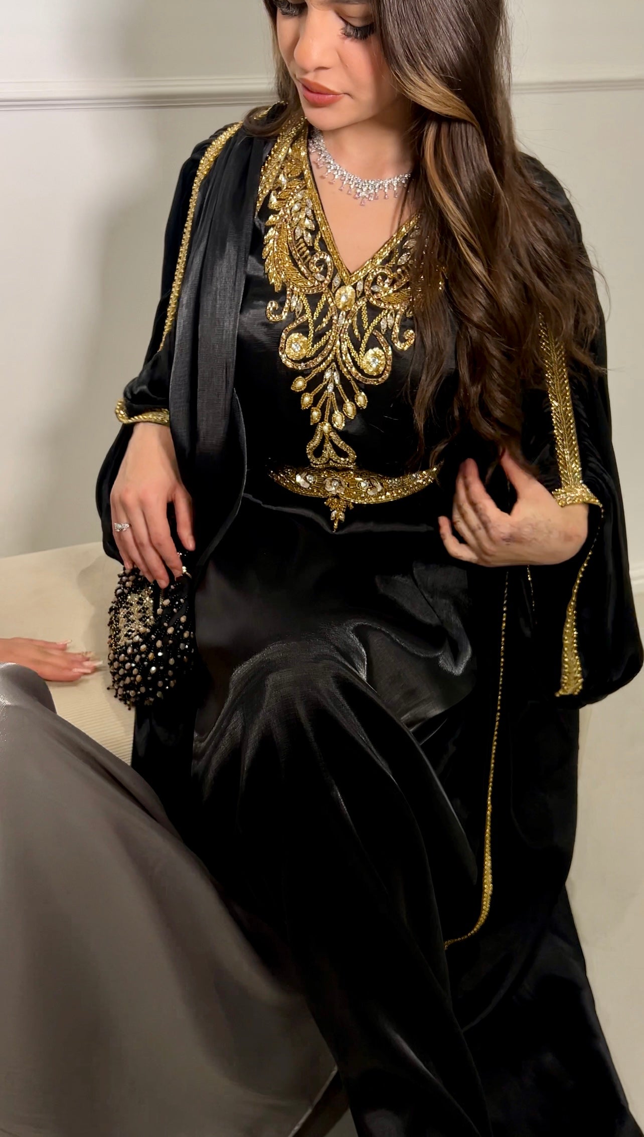 Mohraa Luxury 3 Piece Khaleeji Caftan