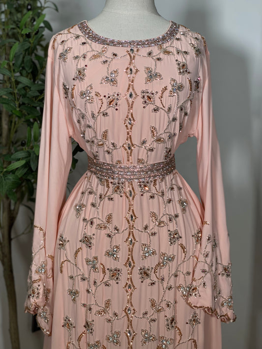 Caftan Embellished Luxurious Dress