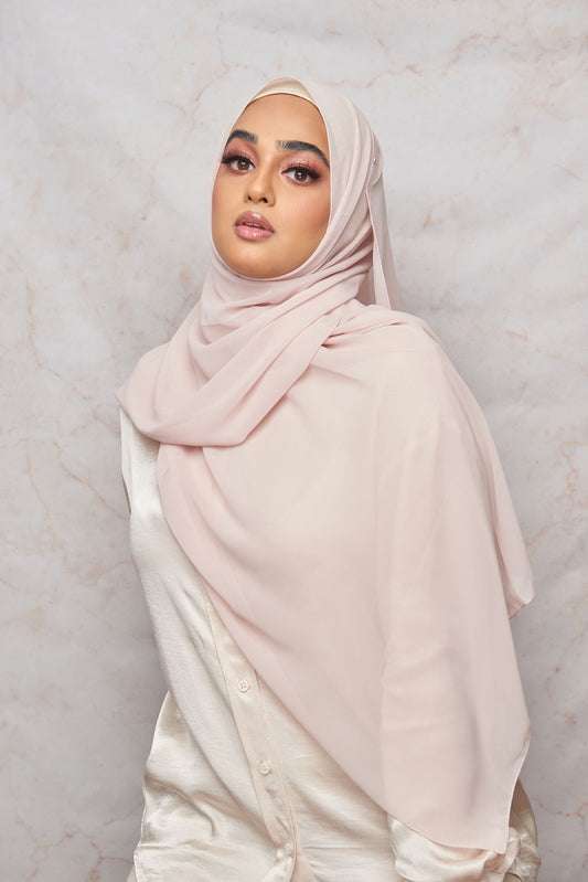 Frosty Pink Premium Chiffon Hijab