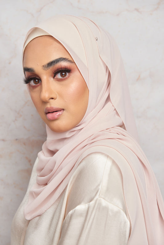 Frosty Pink Premium Chiffon Hijab