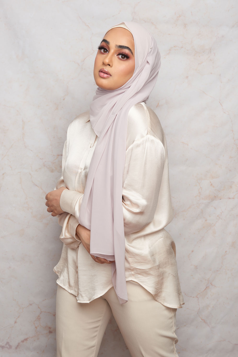 Frosty Mauve Premium Chiffon Hijab