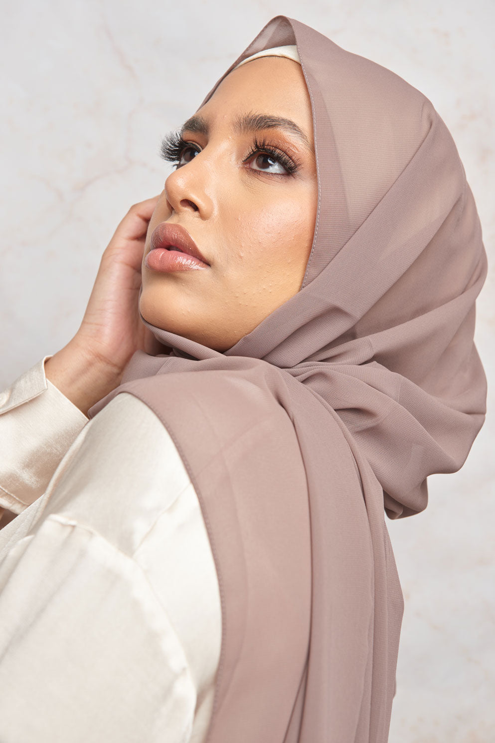 Rose Taupe Premium Chiffon Hijab