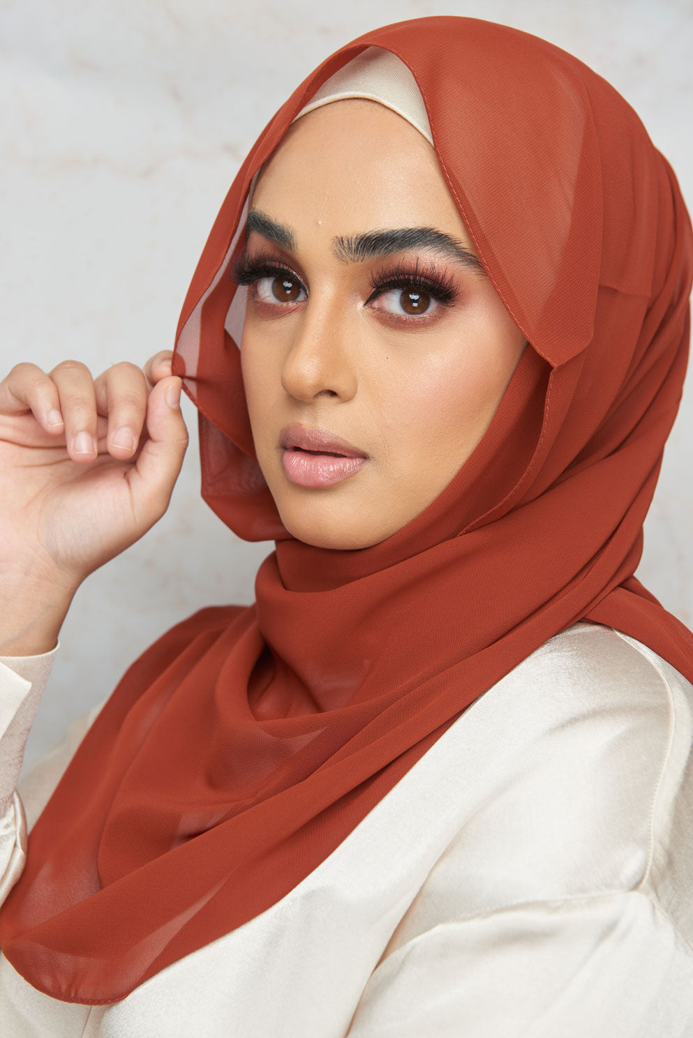 Janet Rust Premium Chiffon Hijab