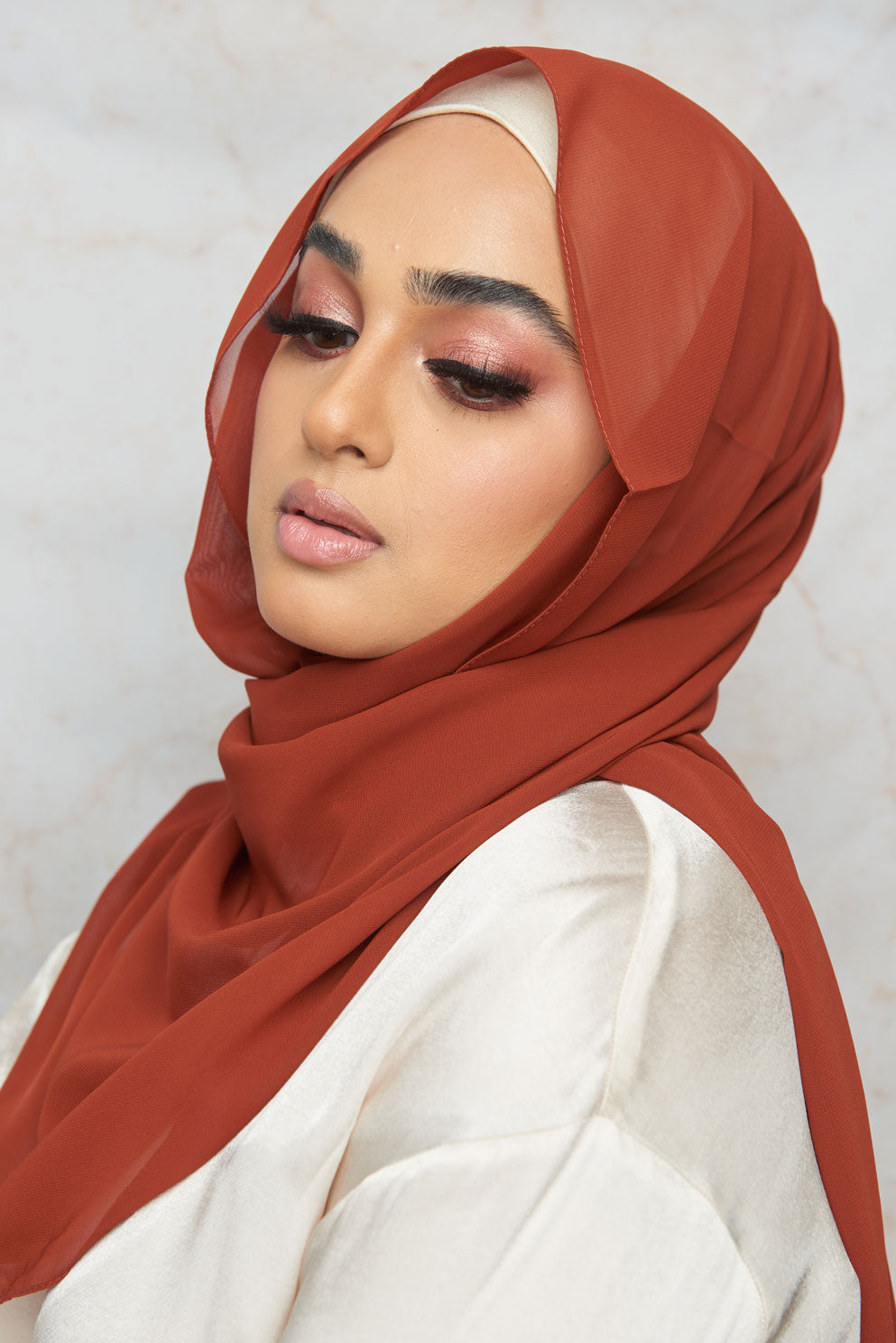 Janet Rust Premium Chiffon Hijab