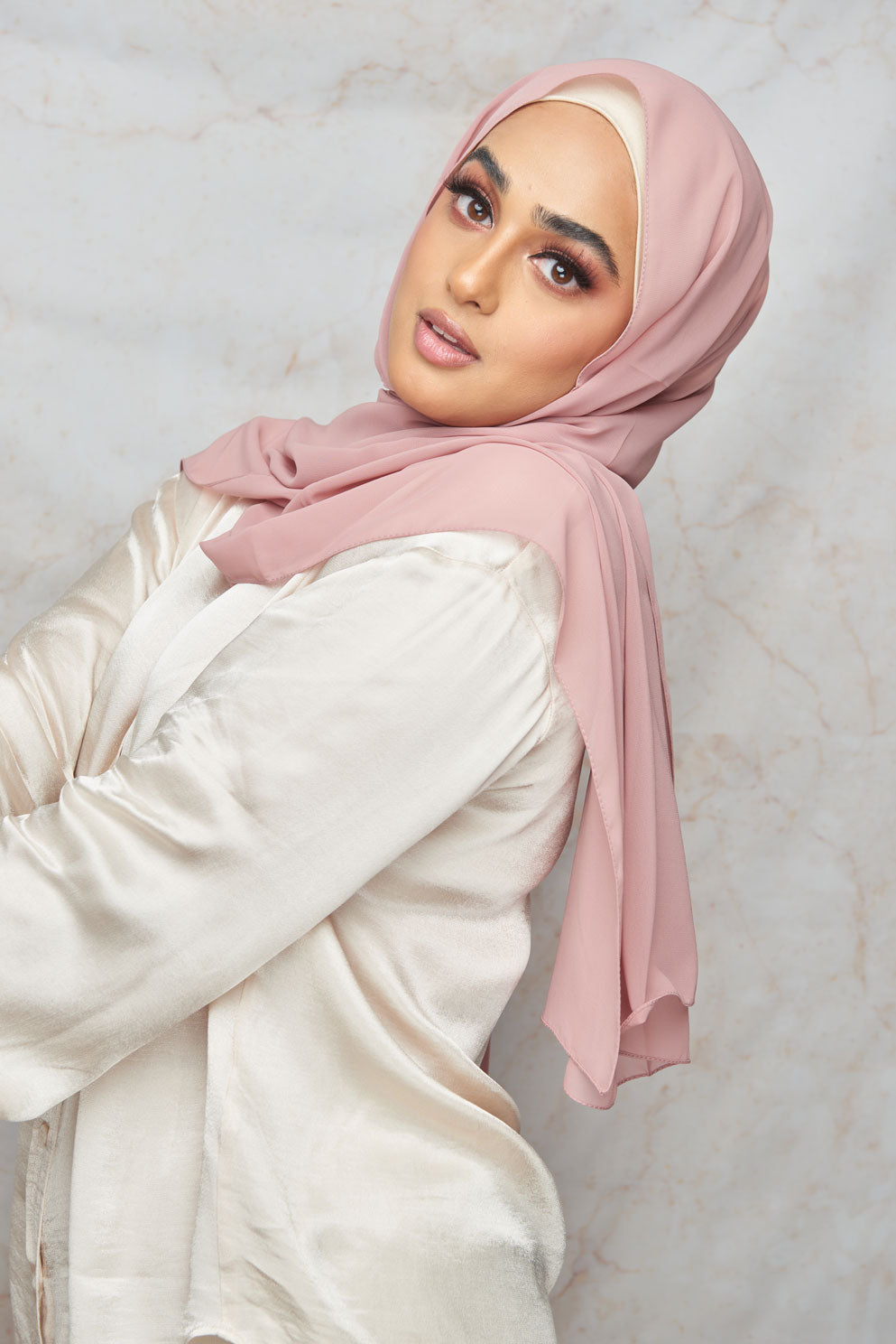 Pink Nevada Premium Chiffon Hijab