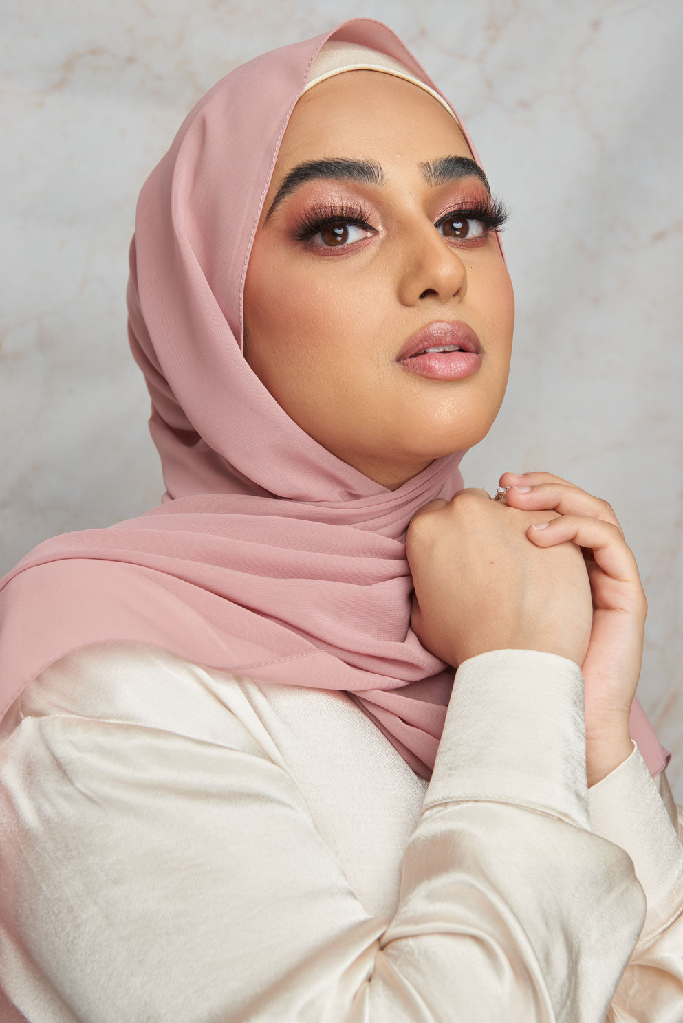 Pink Nevada Premium Chiffon Hijab