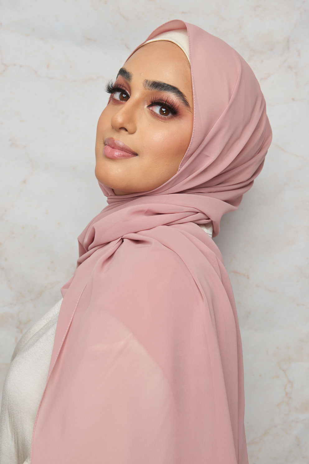 Pink Nevada Premium Chiffon Hijab