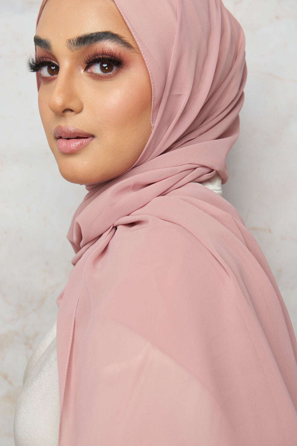 Pink Nevada Premium Chiffon Hijab