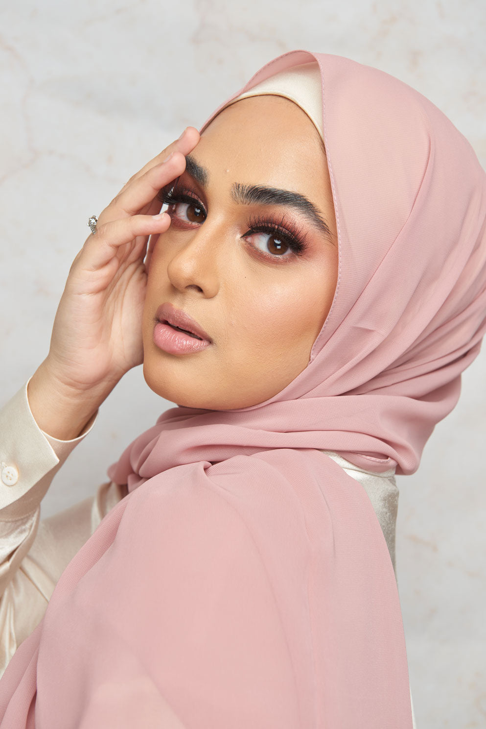 Pink Nevada Premium Chiffon Hijab
