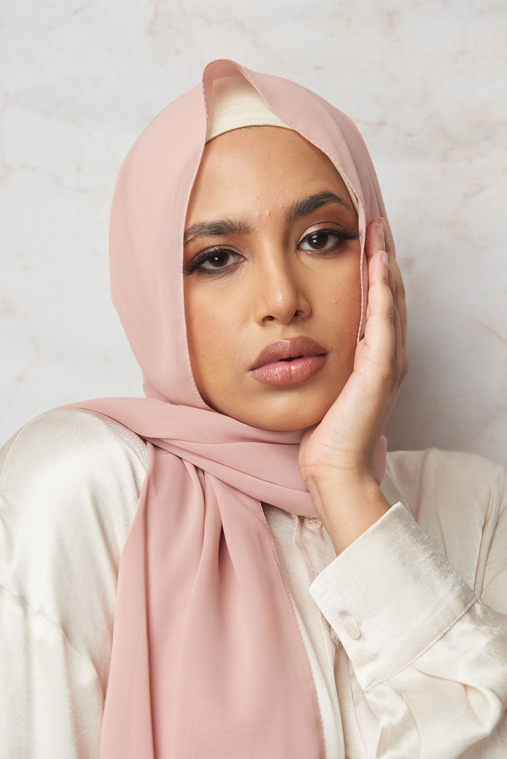 Pink Sand Premium Chiffon Hijab