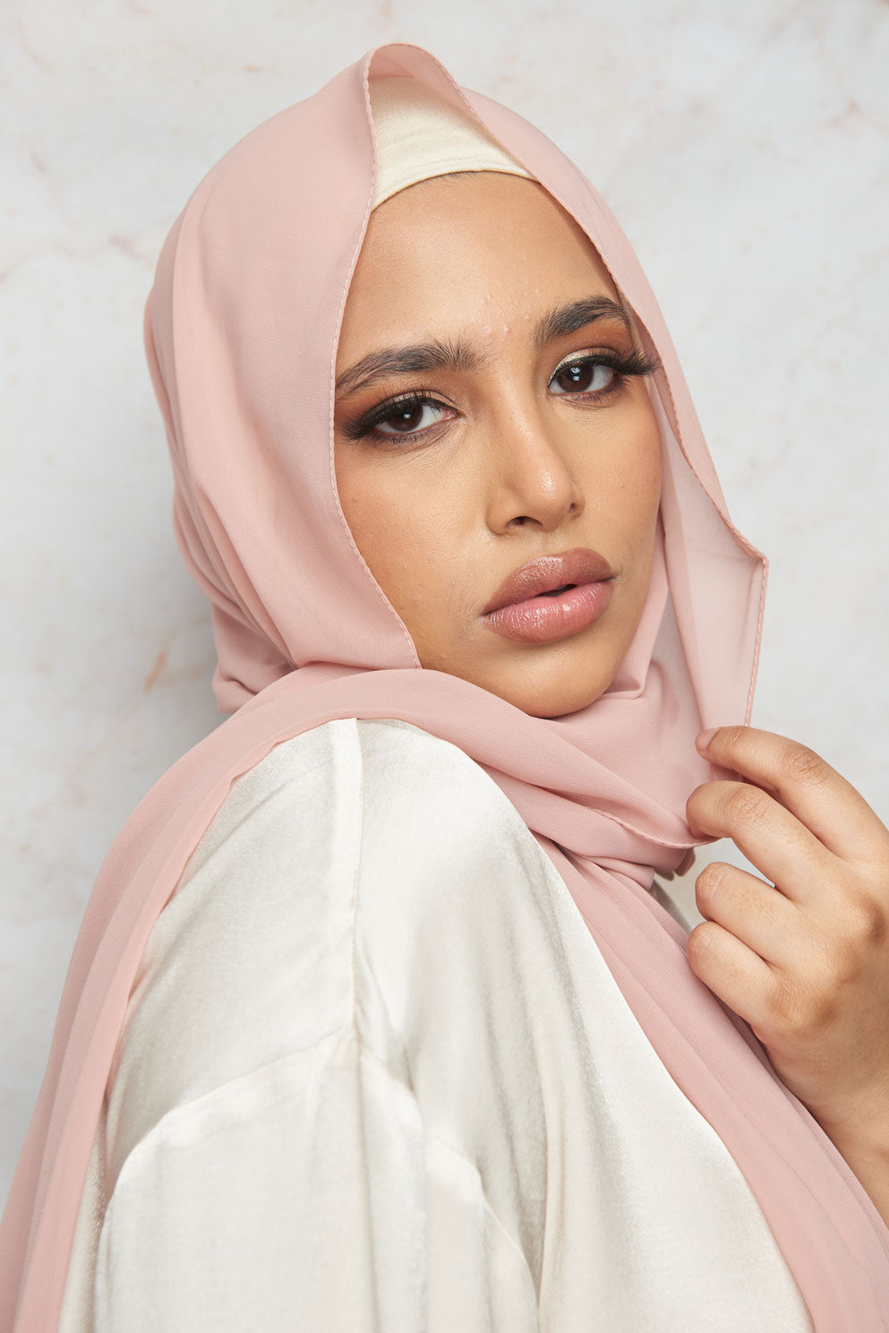 Veiled Pink Premium Chiffon Hijab