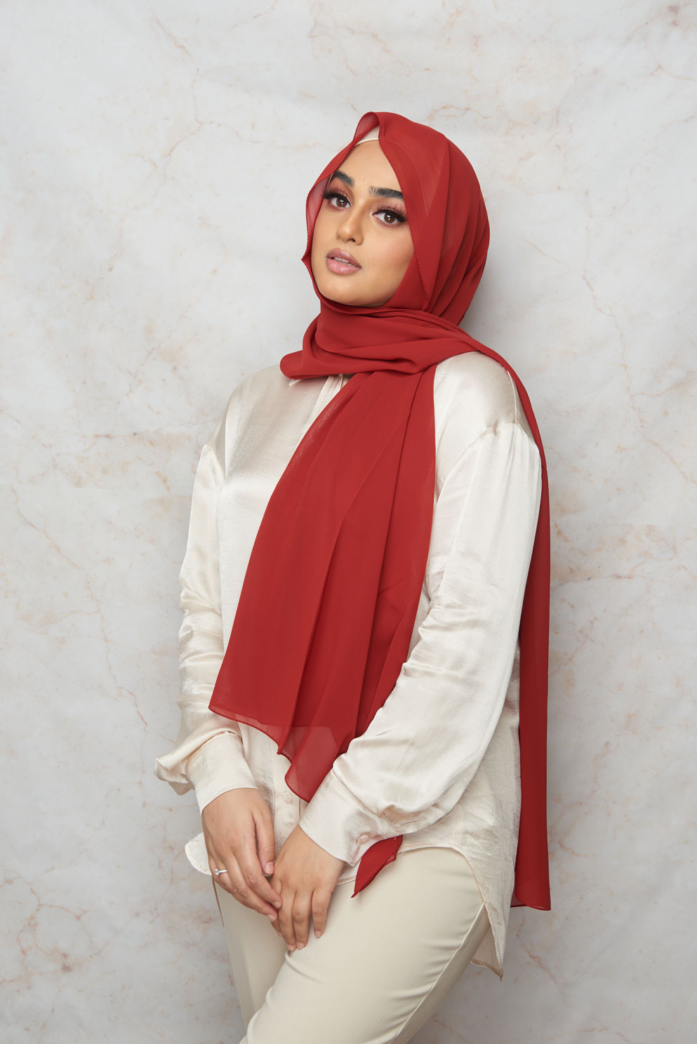 Paprika Premium Chiffon Hijab