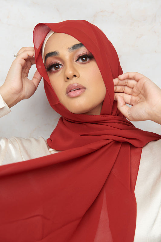 Paprika Premium Chiffon Hijab
