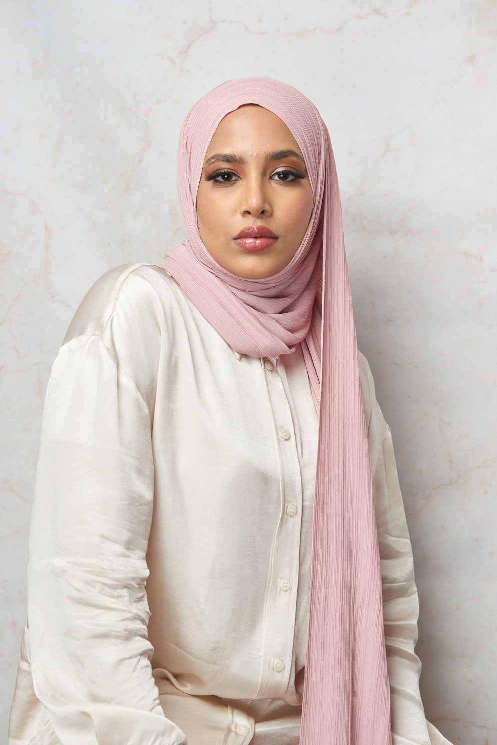 Rose Premium Stretch Rib Hijab