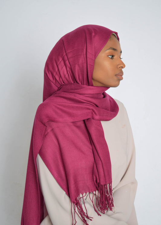 Fushai Pashmina Plain Hijab