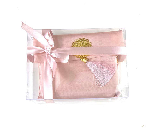 Arabian Gift Set of Prayer Mat / Prayer Rug / with Tasbeeh / Misbaha / Prayer 99 Beads