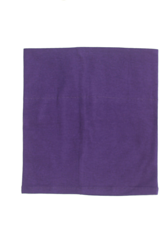 Purple cotton tube hijab cap