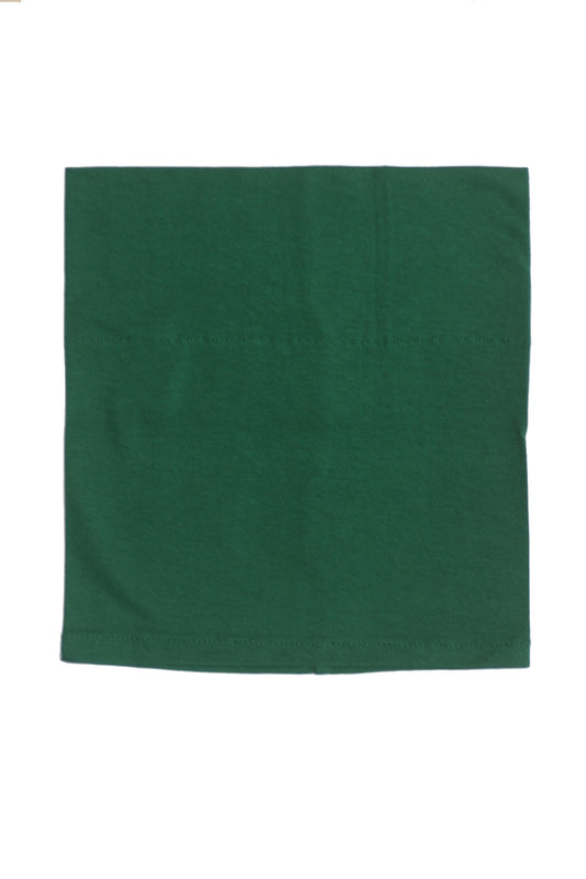 Dark green cotton tube hijab cap