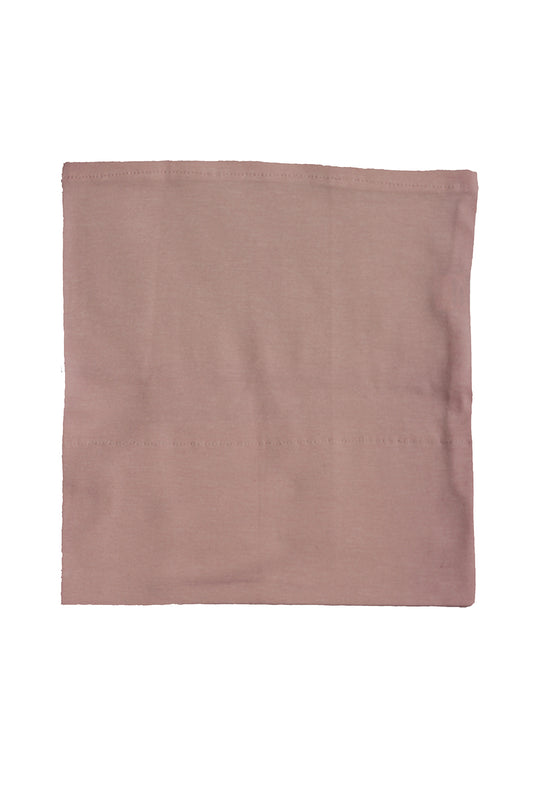 Light pink cotton tube hijab cap