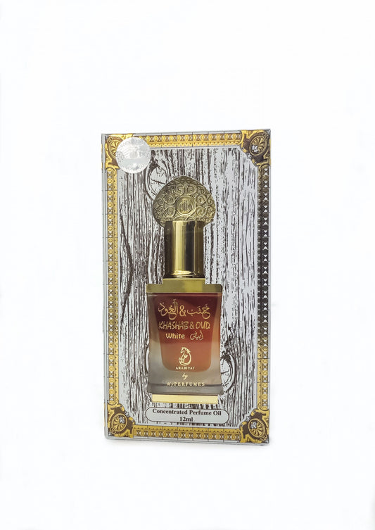 Khashab & Oud White Perfume Oil by My Perfumes 12ML