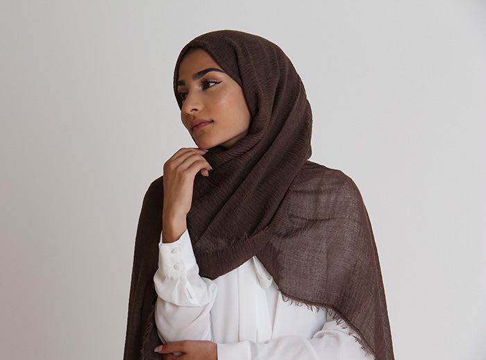 Chocolate Crinkle Hijab