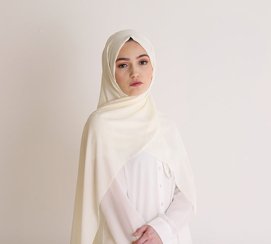 Vanilla Luxury Crepe Hijab