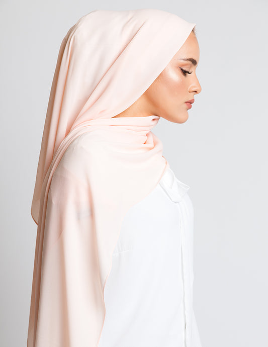Peach Dream Luxury Crepe Hijab
