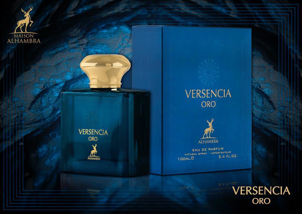 VERSENCIA ORO BY MASON ALHAMBRA Unisex EAU DE PARFUM NATRURAL SPRAY 100ML